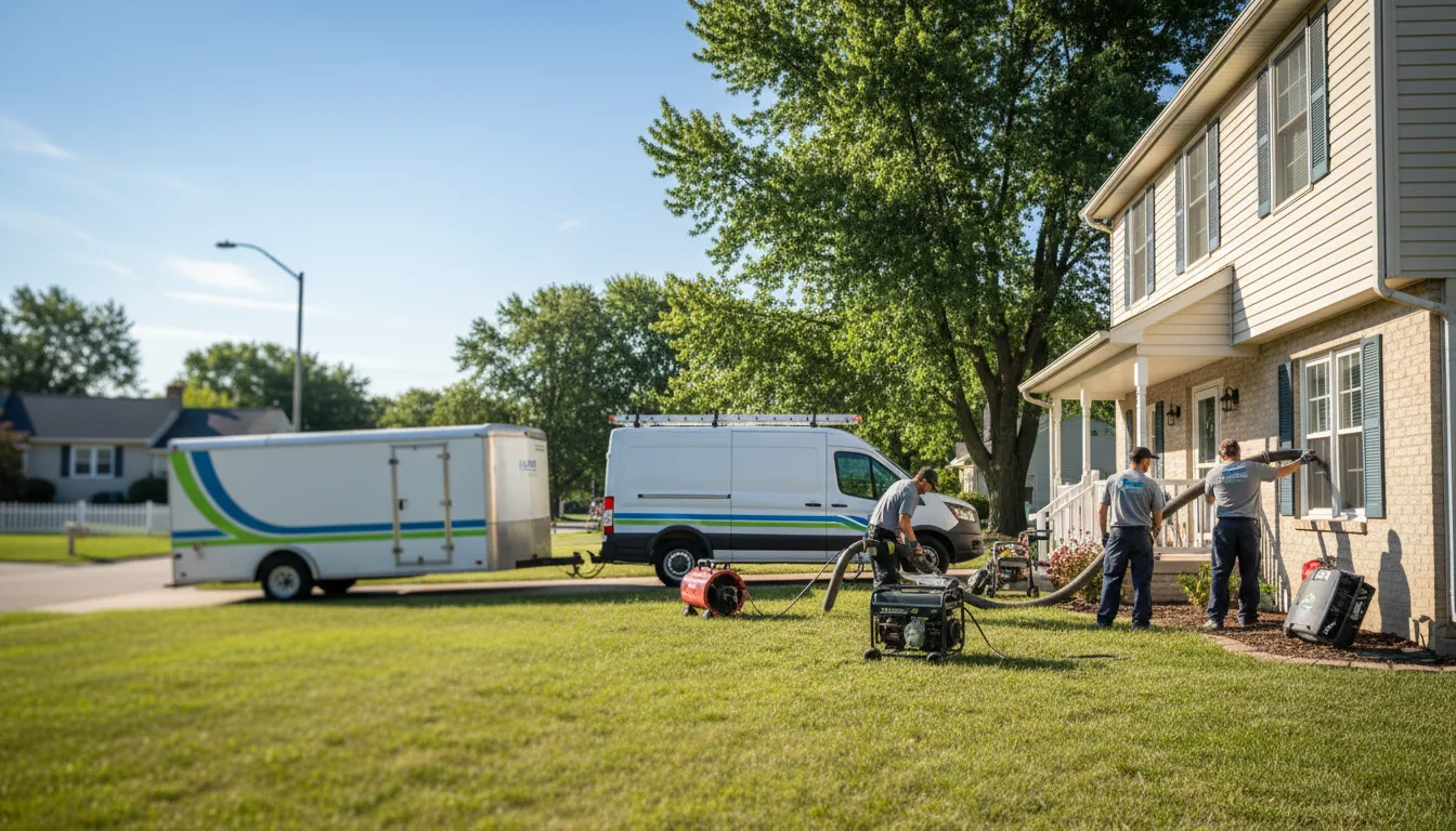 Flooded Basement Restoration And Cleanup With Repair in Poyen, AR near me